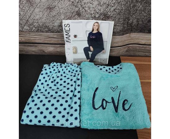 Пижама женская зимняя флис/махра размеры M-XL (4цв) "MODY" недорого от прямого поставщика, изображение 4 Фотография Пижама женская зимняя флис/махра размеры M-XL (4цв) "MODY" недорого от прямого поставщика, изображение 4