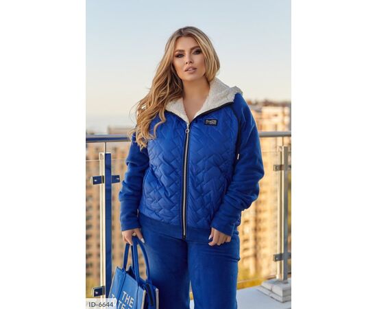 Женский прогулочный костюм со штанами большие размеры р.54-56;58-60;62-64;50-52 (5цв) "LETTI" купить недорого от прямого поставщика, изображение 8 Фотография Женский прогулочный костюм со штанами большие размеры р.54-56;58-60;62-64;50-52 (5цв) "LETTI" купить недорого от прямого поставщика, изображение 8