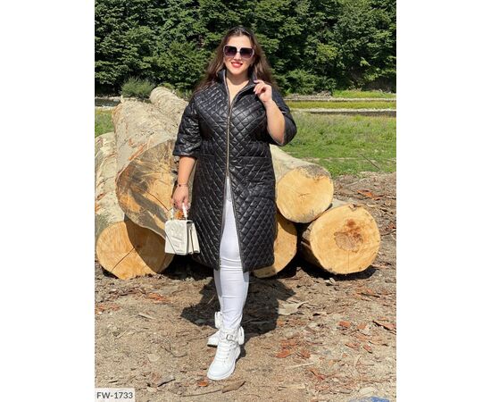 Фотография Куртка-пальто женская большого размера р.48;50;52;54;56;58;60;62;64;66;68;48  (10цв) "VLADA" купить недорого от прямого поставщика, изображение 10