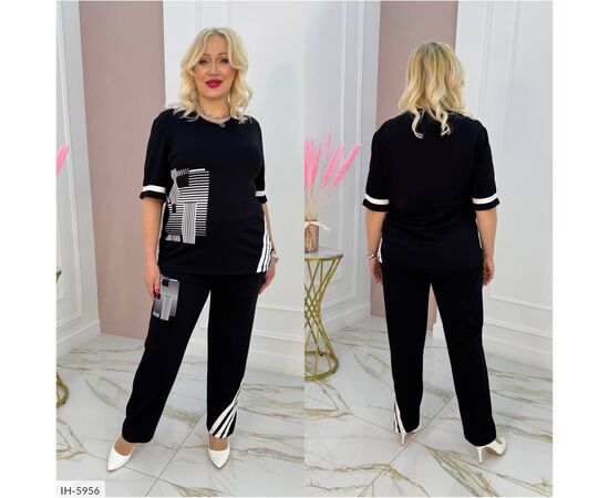 Женский костюм кофта с брюками на резнике большие размеры р.46-48;50-52;54-56;58-60;62-64 "VLADA" купить недорого от прямого поставщика, изображение 3 Фотография Женский костюм кофта с брюками на резнике большие размеры р.46-48;50-52;54-56;58-60;62-64 "VLADA" купить недорого от прямого поставщика, изображение 3