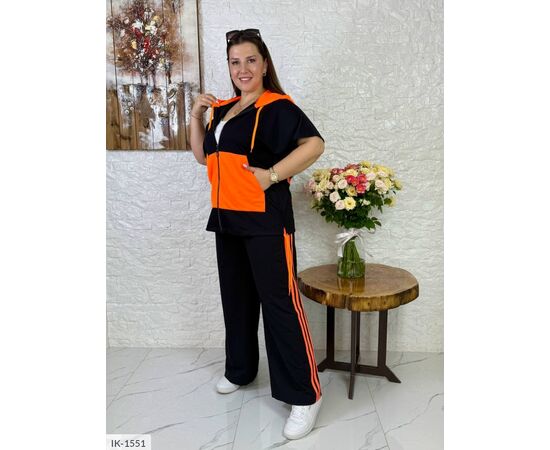 Жіночий костюм кофта з брюками на різанику великі розміри р.46-48;50-52;54-56;58-60 (4кол.) "VLADA" купити недорого від прямого постачальника, зображення 14