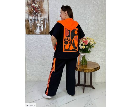 Жіночий костюм кофта з брюками на різанику великі розміри р.46-48;50-52;54-56;58-60 (4кол.) "VLADA" купити недорого від прямого постачальника, зображення 15