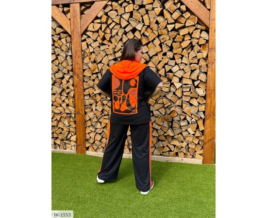 Жіночий костюм кофта з брюками на різанику великі розміри р.46-48;50-52;54-56;58-60 (4кол.) "VLADA" купити недорого від прямого постачальника, зображення 16