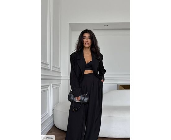 Костюм двійка жіночий піджак та штани р.S-M;M-L (5кол.) "ANNVER" купити недорого від прямого постачальника, зображення 4 Костюм двійка жіночий піджак та штани р.S-M;M-L (5кол.) "ANNVER" купити недорого від прямого постачальника, зображення 4