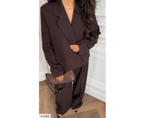 Костюм двійка жіночий піджак та штани р.S-M;M-L (5кол.) "ANNVER" купити недорого від прямого постачальника, зображення 6 Костюм двійка жіночий піджак та штани р.S-M;M-L (5кол.) "ANNVER" купити недорого від прямого постачальника, зображення 6