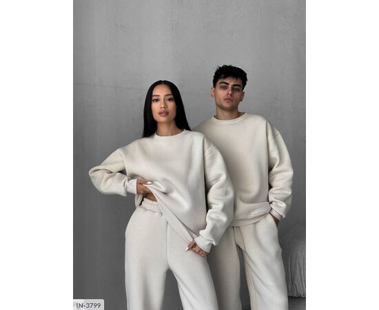 Жіночий спортивний костюм на флісі р.S-M;M-L (3кол.) "ANNVER" купити недорого від прямого постачальника, зображення 6