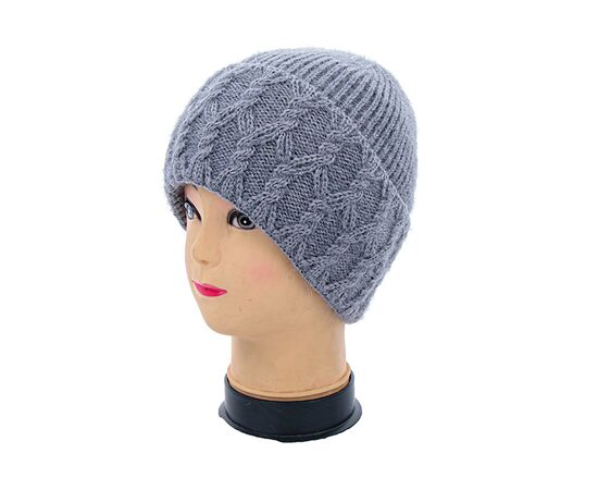 Шапка зимняя женская ABC002-6 на флісі grey р.56-60 "Angelica" недорого оптом от прямого поставщика Фотография Шапка зимняя женская ABC002-6 на флісі grey р.56-60 "Angelica" недорого оптом от прямого поставщика