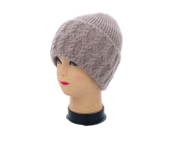 Шапка зимова жіноча ABC002-7 на флісі beige р.56-60 "Angelica" недорого оптом від прямого постачальника Шапка зимова жіноча ABC002-7 на флісі beige р.56-60 "Angelica" недорого оптом від прямого постачальника