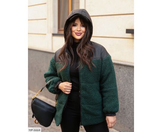 Куртка тедді р.54-56;58-60;62-64;50-52 (6кол.) "LETTI" купити недорого від прямого постачальника, зображення 4