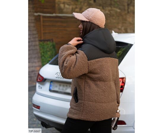Куртка тедді р.54-56;58-60;62-64;50-52 (6кол.) "LETTI" купити недорого від прямого постачальника, зображення 7