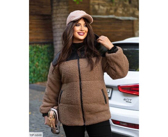 Куртка тедді р.54-56;58-60;62-64;50-52 (6кол.) "LETTI" купити недорого від прямого постачальника, зображення 8