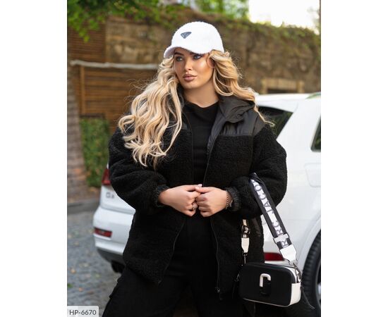 Куртка тедді р.54-56;58-60;62-64;50-52 (6кол.) "LETTI" купити недорого від прямого постачальника, зображення 9