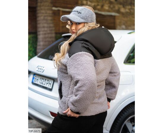 Куртка тедді р.54-56;58-60;62-64;50-52 (6кол.) "LETTI" купити недорого від прямого постачальника, зображення 2