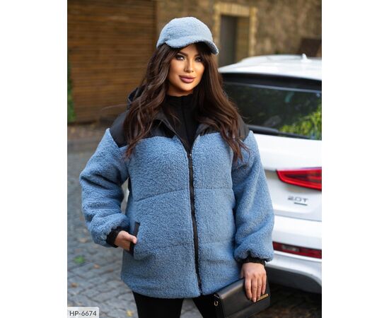 Куртка тедді р.54-56;58-60;62-64;50-52 (6кол.) "LETTI" купити недорого від прямого постачальника, зображення 10