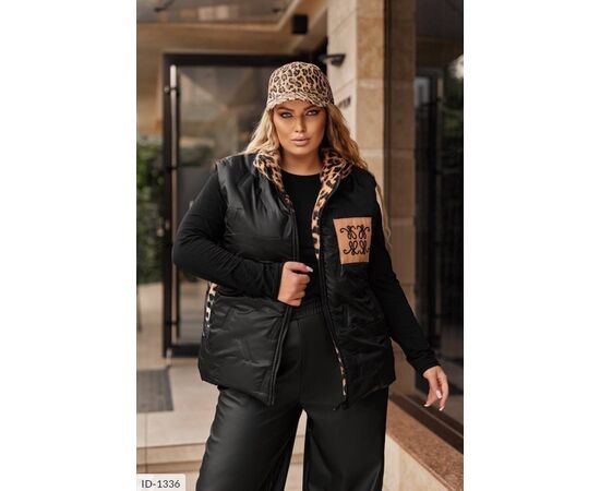 Жилетка женская БАТАЛ р.50-52;58-60 "LETTI" купить недорого от прямого поставщика, изображение 2 Фотография Жилетка женская БАТАЛ р.50-52;58-60 "LETTI" купить недорого от прямого поставщика, изображение 2