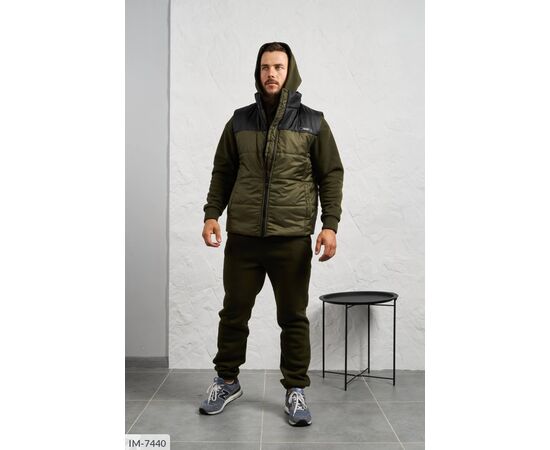 Фотография Мужской спортивный костюм трёхнитка на флисе р.48;50;52;54-56;58-60 "LETTI" купить недорого от прямого поставщика, изображение 20