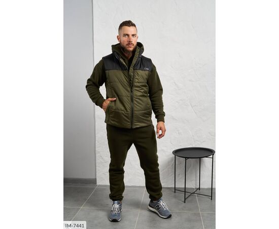 Фотография Мужской спортивный костюм трёхнитка на флисе р.48;50;52;54-56;58-60 "LETTI" купить недорого от прямого поставщика, изображение 19