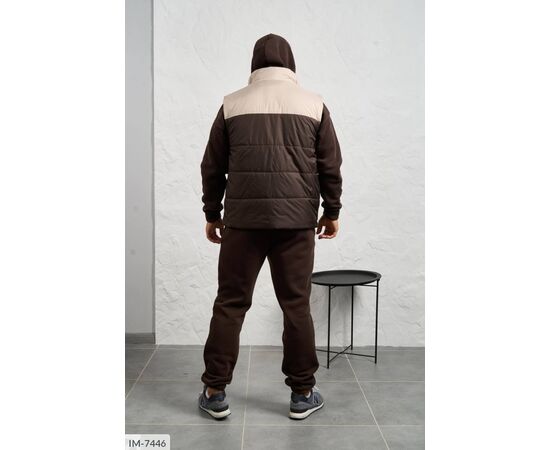 Фотография Мужской спортивный костюм трёхнитка на флисе р.48;50;52;54-56;58-60 "LETTI" купить недорого от прямого поставщика, изображение 15