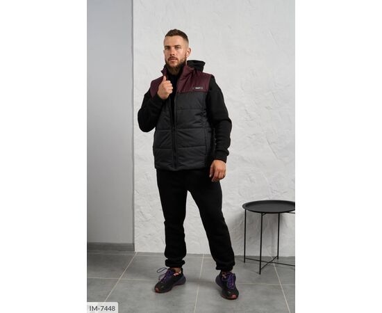 Фотография Мужской спортивный костюм трёхнитка на флисе р.48;50;52;54-56;58-60 "LETTI" купить недорого от прямого поставщика, изображение 13