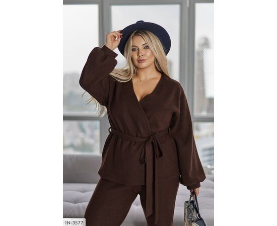 Жіночий ангоровий костюм (штани з кишенями) р.50-52;54-56;58-60;62-64 "LETTI" купити недорого від прямого постачальника, зображення 9 Жіночий ангоровий костюм (штани з кишенями) р.50-52;54-56;58-60;62-64 "LETTI" купити недорого від прямого постачальника, зображення 9