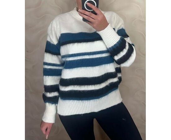 Светр жіночий 24082 blue р.48-52 "PULSE" недорого оптом від прямого постачальника Светр жіночий 24082 blue р.48-52 "PULSE" недорого оптом від прямого постачальника