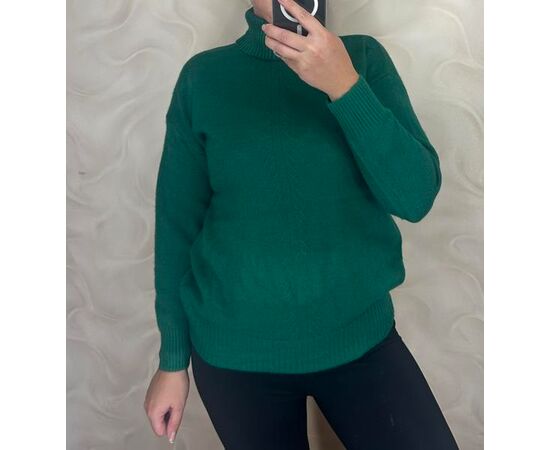 Светр жіночий 24084 green р.44-48 "PULSE" недорого оптом від прямого постачальника Светр жіночий 24084 green р.44-48 "PULSE" недорого оптом від прямого постачальника