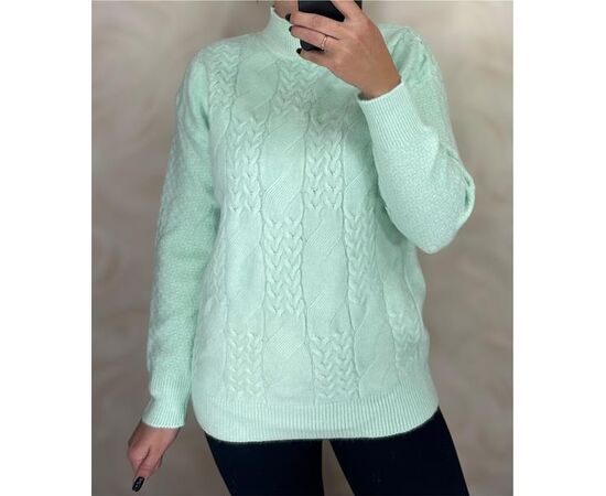 Светр жіночий 26382 mint р.46-52 "PULSE" недорого оптом від прямого постачальника Светр жіночий 26382 mint р.46-52 "PULSE" недорого оптом від прямого постачальника