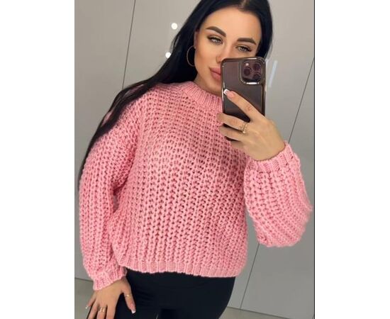 Свитер женский LR765 pink р.42-48 "Lora" недорого оптом от прямого поставщика Фотография Свитер женский LR765 pink р.42-48 "Lora" недорого оптом от прямого поставщика