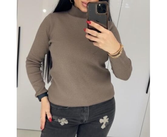 Свитер женский LR766 d.grey р.44-46 "Lora" недорого оптом от прямого поставщика Фотография Свитер женский LR766 d.grey р.44-46 "Lora" недорого оптом от прямого поставщика