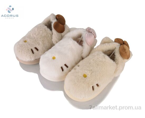 Тапки жіночі для будинку Зима 245 mix (10 пар р.36-41) "Acorus" недорого оптом від прямого постачальника, зображення 2