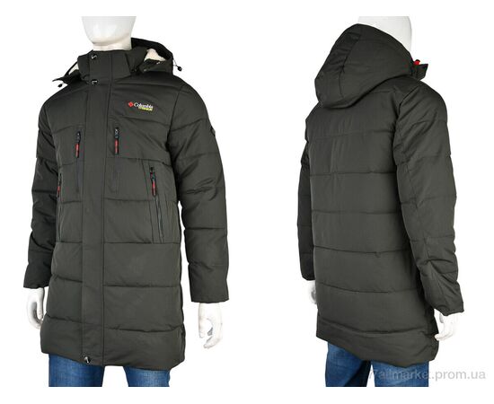 Куртка чоловіча Зима A23 khaki (5 шт. р.сітка50-58) "Jackets" недорого оптом від прямого постачальника, зображення 4