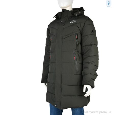 Куртка чоловіча Зима A21 khaki (5 шт. р.сітка48-56) "Jackets" недорого оптом від прямого постачальника, зображення 2