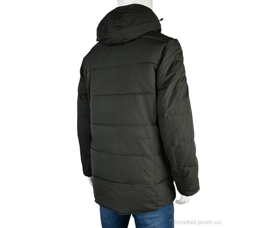 Куртка чоловіча Зима A15 khaki (5 шт. р.сітка48-56) "Jackets" недорого оптом від прямого постачальника, зображення 3