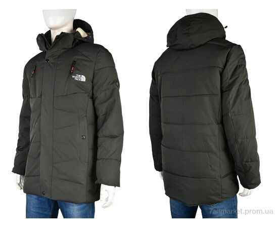Куртка чоловіча Зима A15 khaki (5 шт. р.сітка48-56) "Jackets" недорого оптом від прямого постачальника, зображення 4