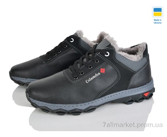 Фотография Кроссовки мужские модные зима РБ36C-3M чорний (8 пар р.40-45) "Paolla" недорого оптом от прямого поставщика, изображение 2