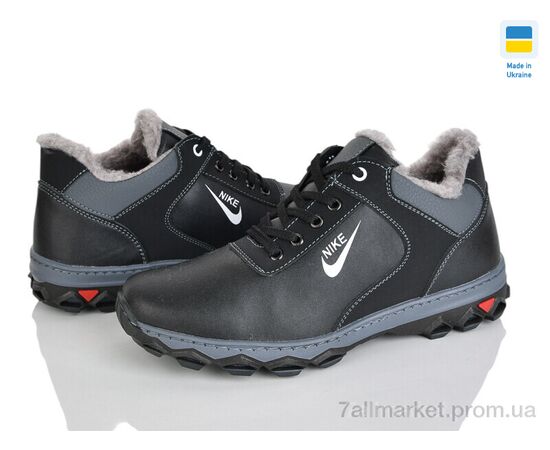 Фотография Кроссовки мужские модные зима РБ36N чорний (8 пар р.40-45) "Paolla" недорого оптом от прямого поставщика, изображение 2