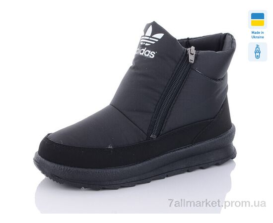 Черевики жіночі стильні Зима 114ADS чорний ч/п (8 пар р.37-41) "Selena" недорого оптом від прямого постачальника, зображення 2