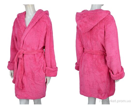 Халат жіночий Весна/осінь 04223 d.pink (3 шт. р.сіткаS-L) "Obuvok" недорого оптом від прямого постачальника, зображення 3