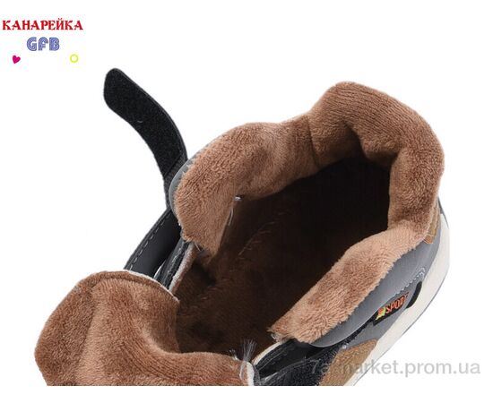 Фотография Ботинки детские удобные Весна/осень E3523-2 (8 пар р.32-37) "GFB-Канарейка" недорого оптом от прямого поставщика, изображение 2