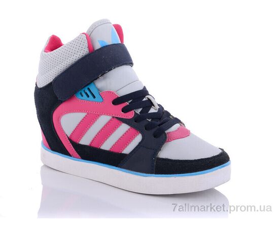 Снікерси жіночі молодіжні Весна/осінь 219-1 (8 пар р.36-40) "CR" недорого оптом від прямого постачальника, зображення 2