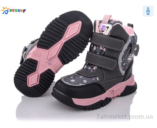 Фотография Ботинки детские удобные зима B1994-1C (8 пар р.32-37) "Bessky-Kellaifeng" недорого оптом от прямого поставщика, изображение 2