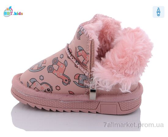 Уггі дитячі утеплені Зима T7011-2 (8 пар р.21-26) "BBT" недорого оптом від прямого постачальника, зображення 2