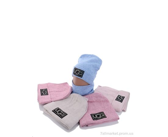 Жіноча шапка Зима KA377 комплект mix (5 шт. р.сітка50-54) "Red Hat" недорого оптом від прямого постачальника, зображення 2