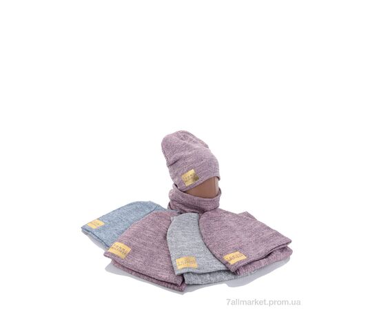 Жіноча шапка Зима KA351 комплект mix фліс (5 шт. р.сітка50-52) "Red Hat" недорого оптом від прямого постачальника, зображення 2