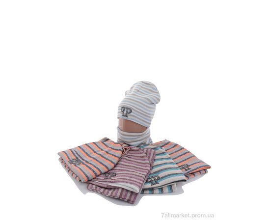 Жіноча шапка Зима KA346 комплект mix фліс (5 шт. р.сітка48-50) "Red Hat" недорого оптом від прямого постачальника, зображення 2