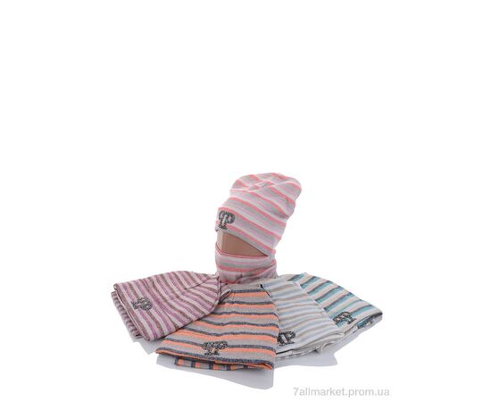 Жіноча шапка Зима KA324 комплект mix фліс (5 шт. р.сітка50-52) "Red Hat" недорого оптом від прямого постачальника, зображення 2