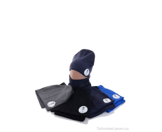 Жіноча шапка Зима KA327 комплект mix фліс (5 шт. р.сітка48-50) "Red Hat" недорого оптом від прямого постачальника, зображення 2