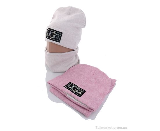 Жіноча шапка Зима KA308 комплект mix фліс (5 шт. р.сітка50-54) "Red Hat" недорого оптом від прямого постачальника, зображення 2