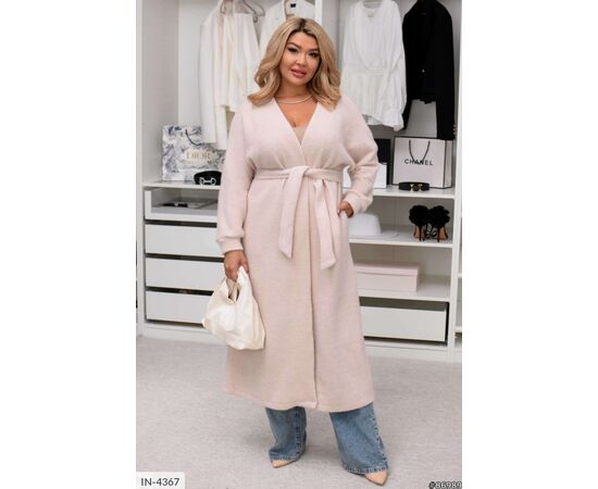 Фотография Женский стильный кардиган большого размера р.50-52;54-56;58-60;62-64 (4цв) "VLADA" купить недорого от прямого поставщика, изображение 8