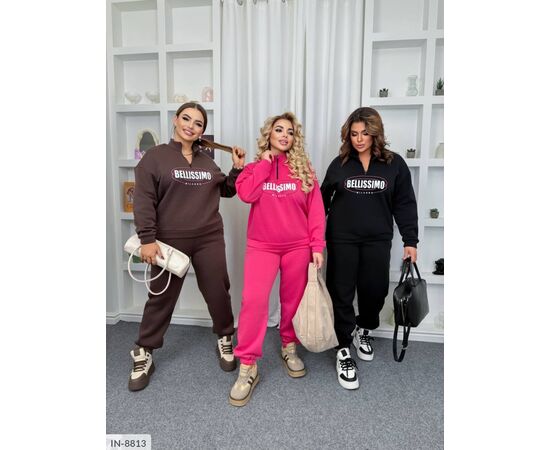 Костюм на флісі жіночий великого розміру р.46-48;50-52;54-56;58-60 (8кол.) "ANGEL" купити недорого від прямого постачальника, зображення 26